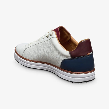 Pines Derby Golf Shoe - White Leather