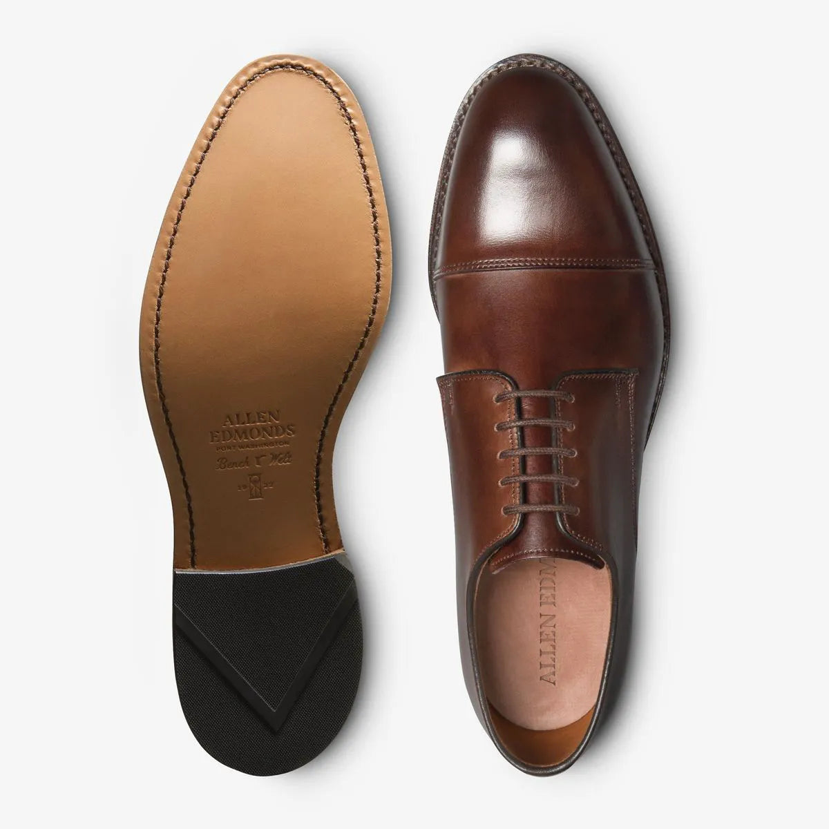 Factory Second Park Avenue Cap-toe Derby Dress Shoe - Chili Leather