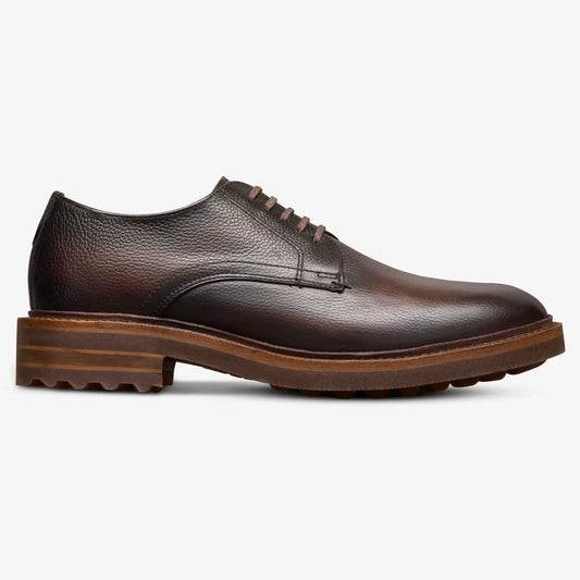 Noah Reserve Plain-toe Derby Dress Shoe - Dark Brown Leather