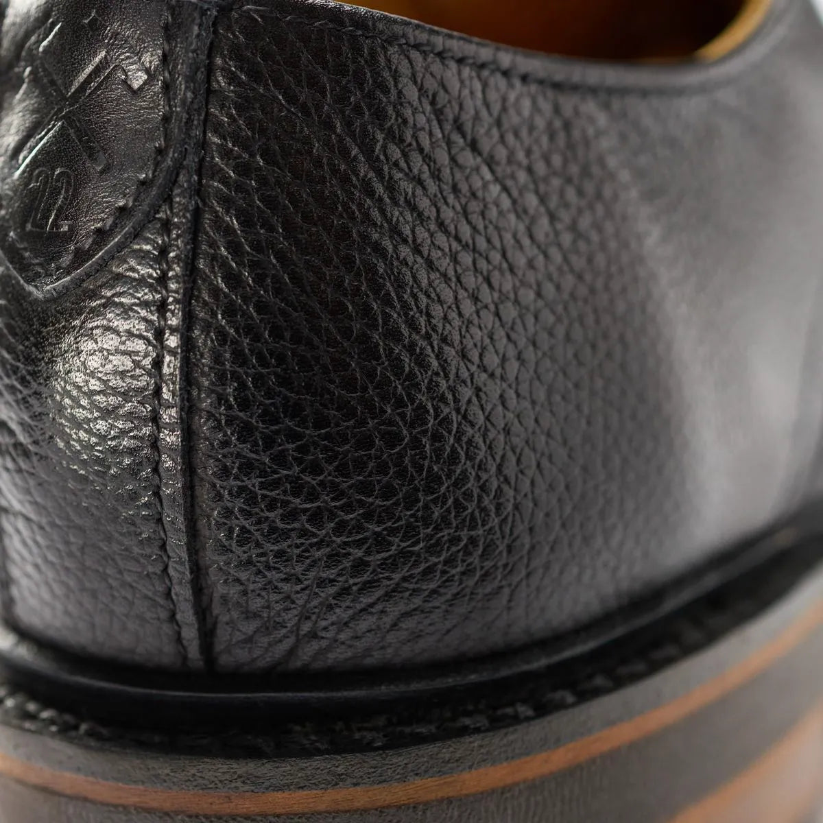 Noah Reserve Plain-toe Derby Dress Shoe - Black Leather