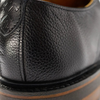 Noah Reserve Plain-toe Derby Dress Shoe - Black Leather