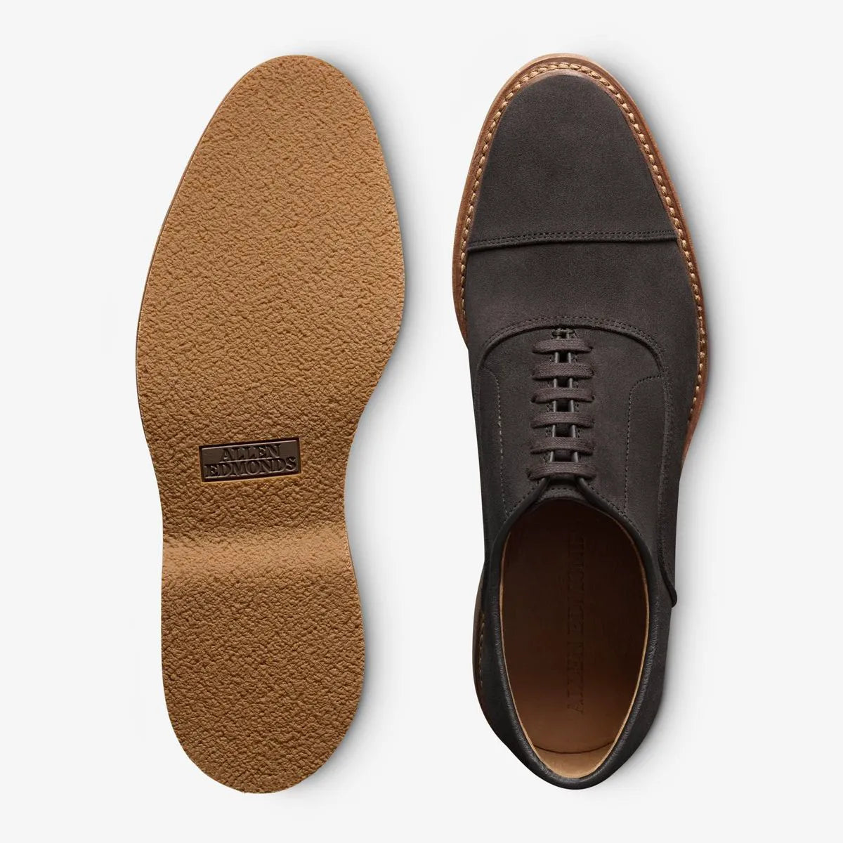 Park Avenue Verse Cap-toe Oxford Dress Shoe - Bitter Chocolate Suede