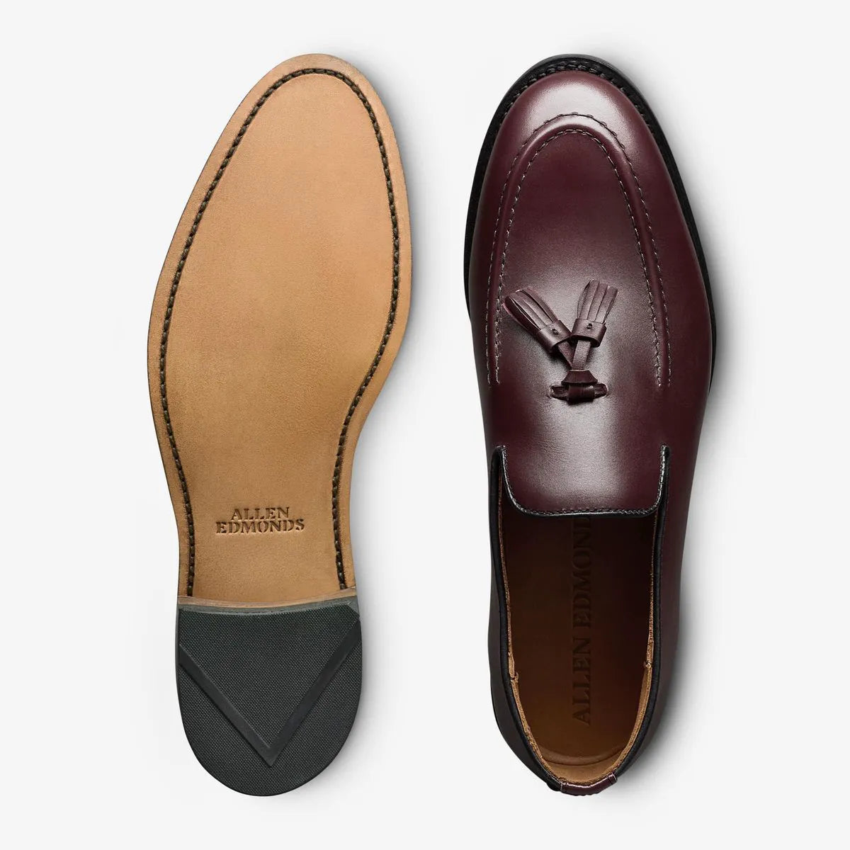 Randolph Tassel Loafer - Burgundy Leather