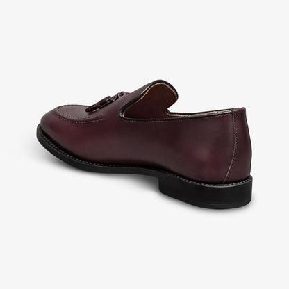 Randolph Tassel Loafer - Burgundy Leather