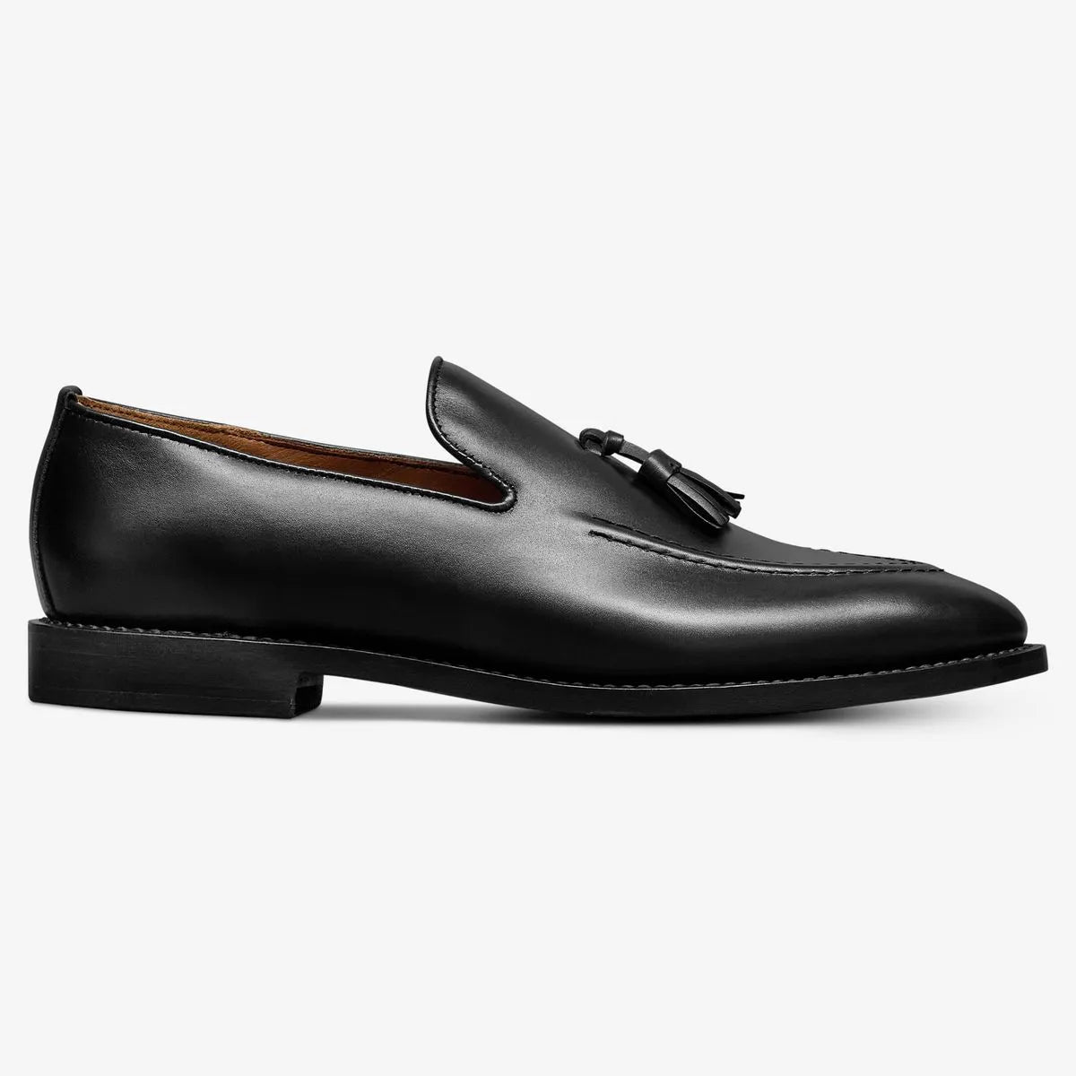 Randolph Tassel Loafer - Black Leather