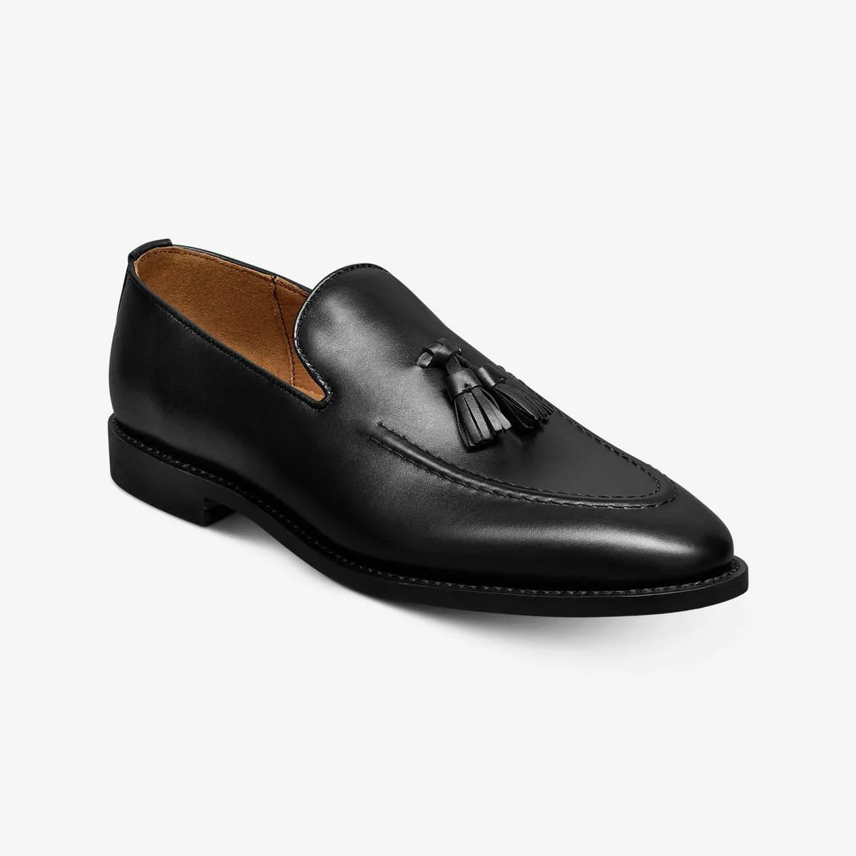 Randolph Tassel Loafer - Black Leather