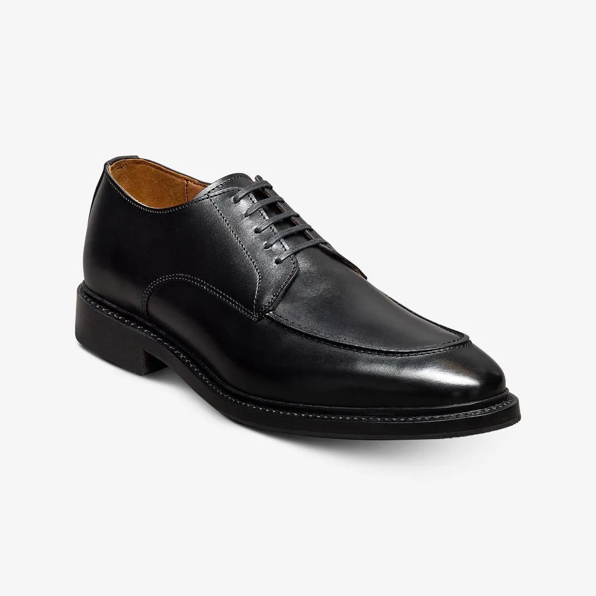 Rivington Apron-toe Derby Dress Shoe - Black Leather