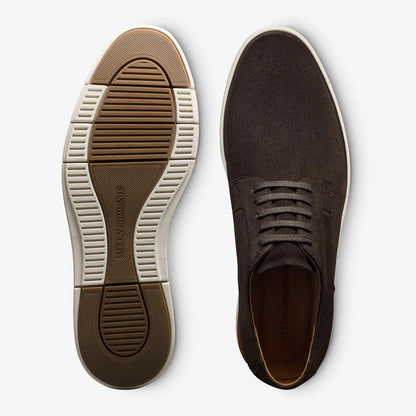Carson Lace-up Hybrid Derby - Bitter Chocolate Suede