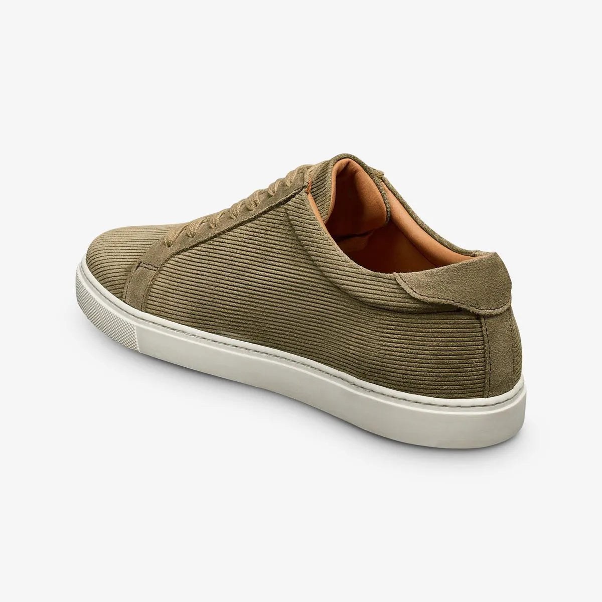 Courtside Lace-up Sneaker - Tobacco Corduroy Texture Suede