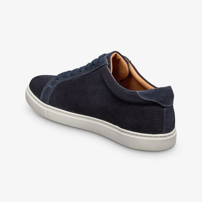 Courtside Lace-up Sneaker - Navy Corduroy Texture Suede