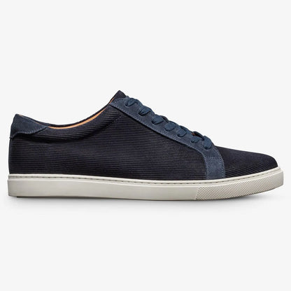 Courtside Lace-up Sneaker - Navy Corduroy Texture Suede