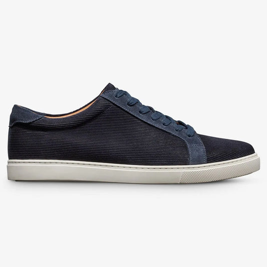 Courtside Lace-up Sneaker - Navy Corduroy Texture Suede