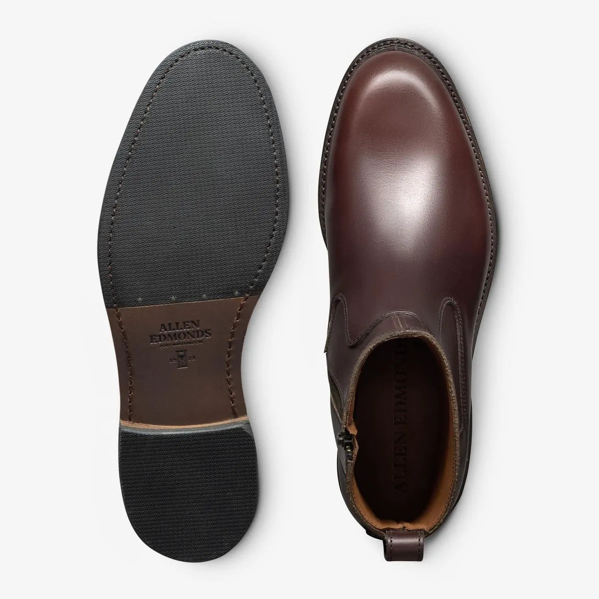 Tompkins Zip-up Boot - Burgundy Leather