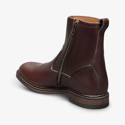 Tompkins Zip-up Boot - Burgundy Leather