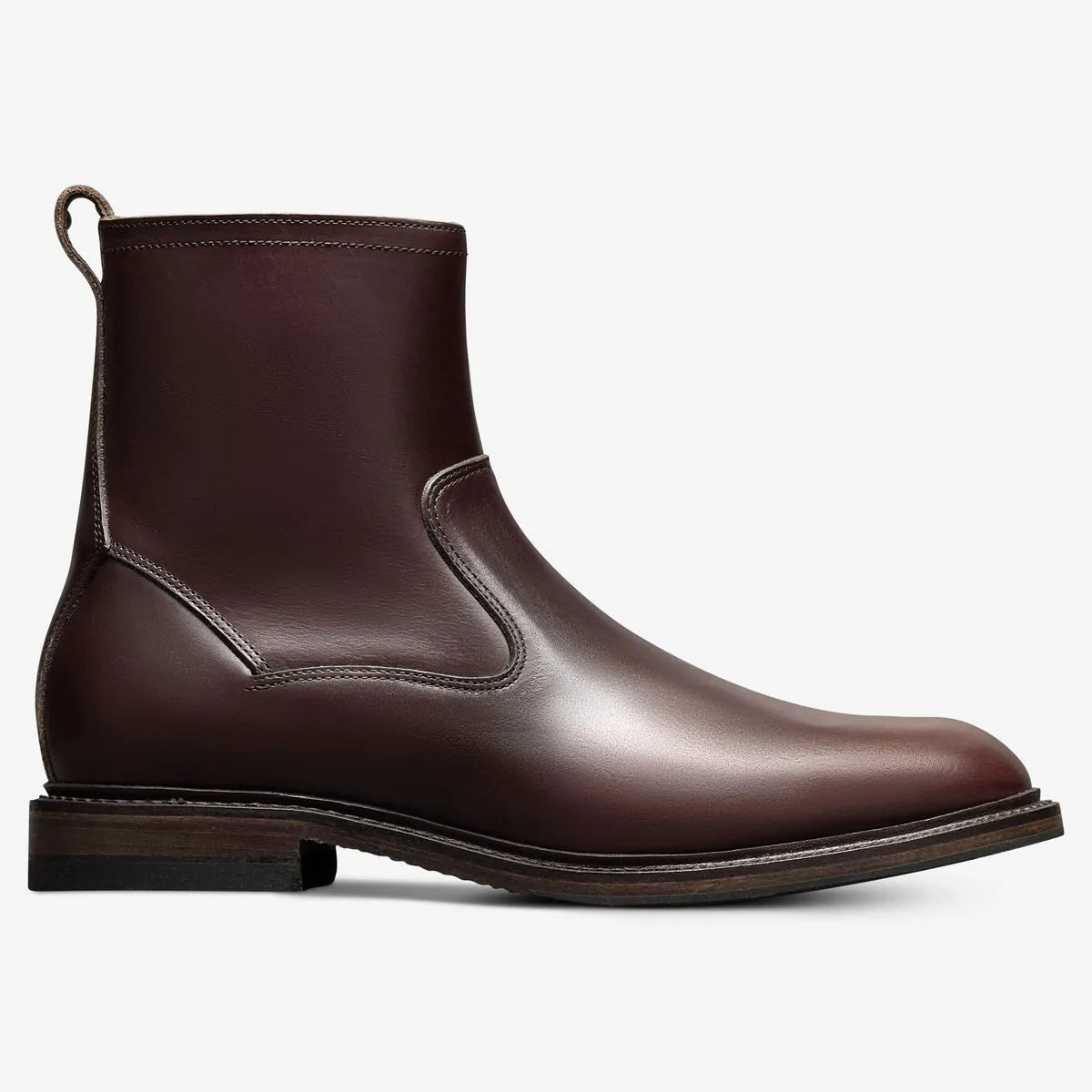 Tompkins Zip-up Boot - Burgundy Leather
