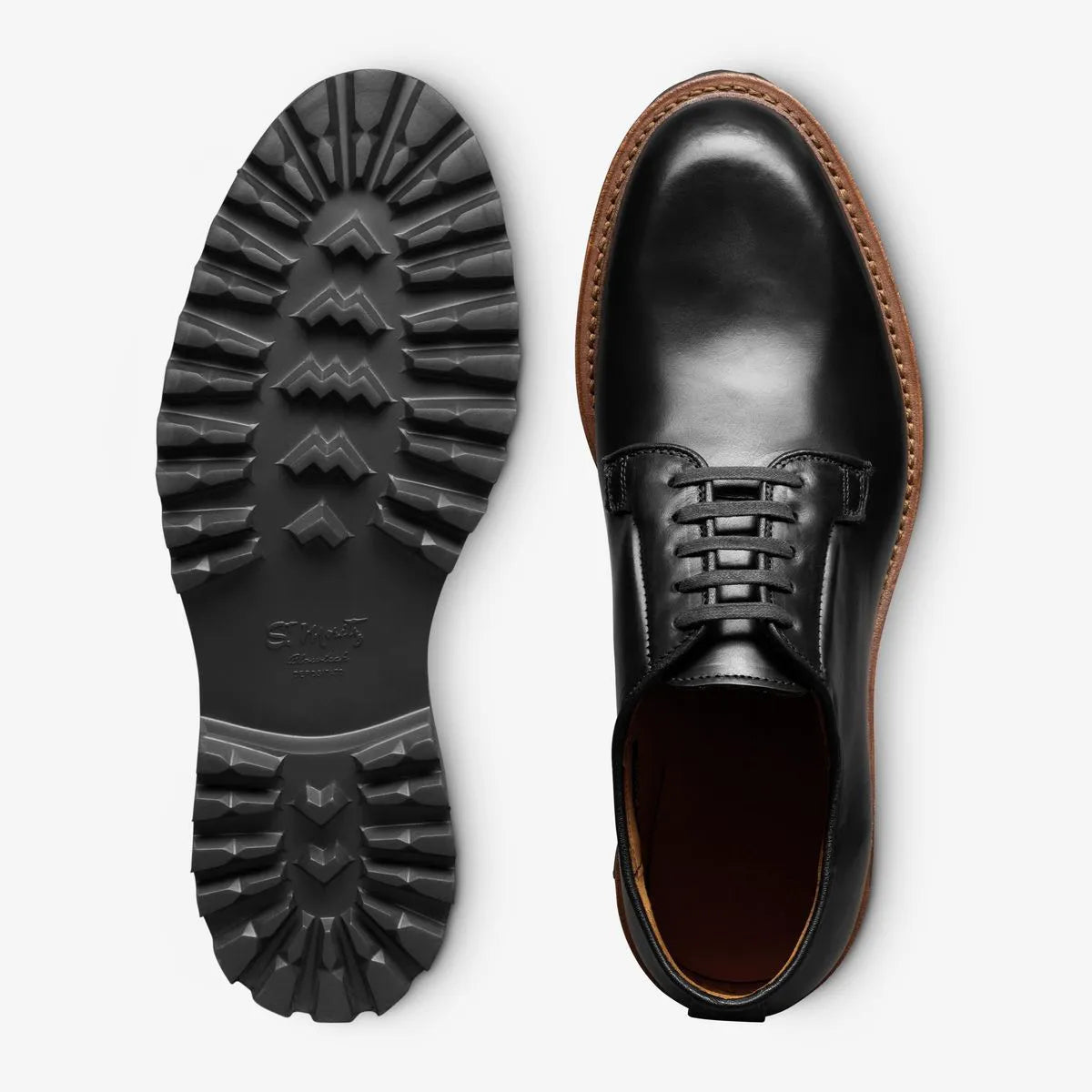 Penn Weather-ready Plain-toe Derby Dress Shoe - Black Chromexcel Leather