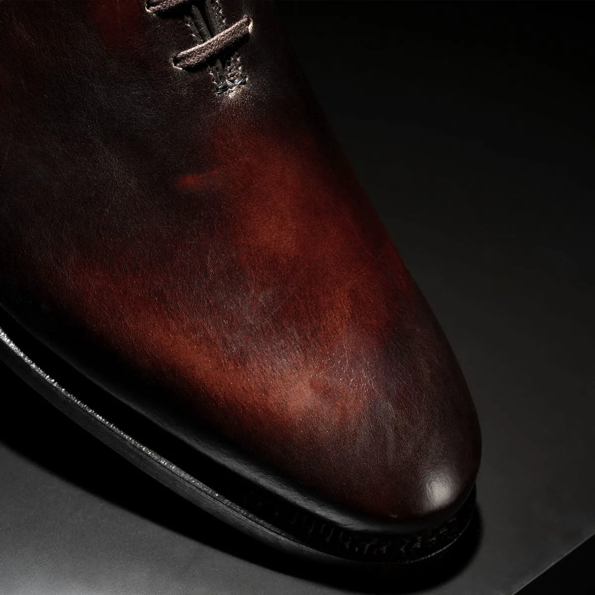 Morrison Reserve Whole-cut Oxford Dress Shoe - Chili Leather