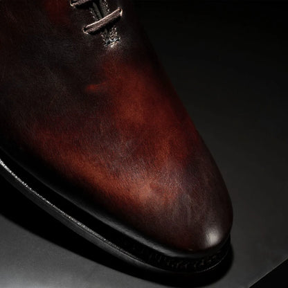 Morrison Reserve Whole-cut Oxford Dress Shoe - Chili Leather