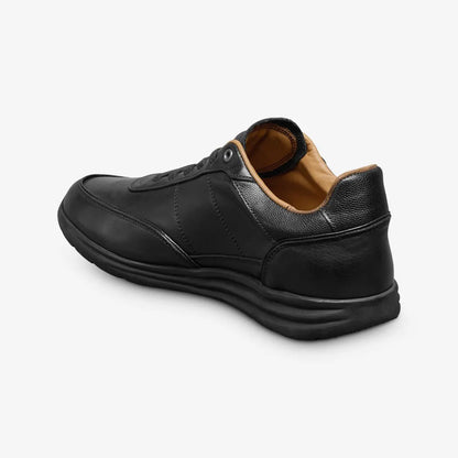 Brentwood Reserve Lace-up Sneaker - Black Leather