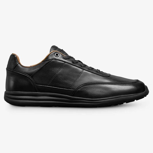 Brentwood Reserve Lace-up Sneaker - Black Leather