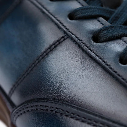 Brentwood Reserve Lace-up Sneaker - Navy Leather
