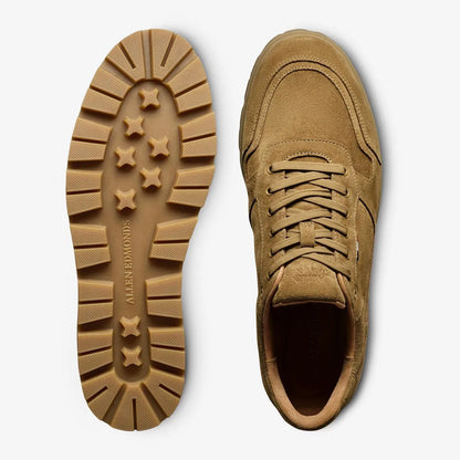 Vail Lug Sneaker - Curry Suede