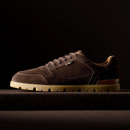 Vail Lug Sneaker - Polo Brown Suede