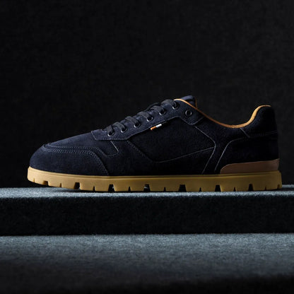 Vail Lug Sneaker - Navy Suede