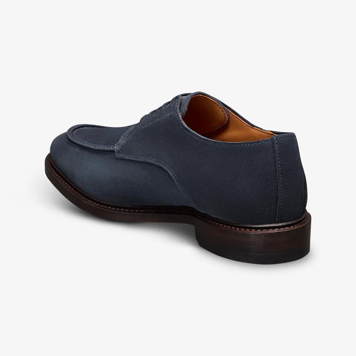 Rivington Apron-toe Derby Dress Shoe - Navy Suede