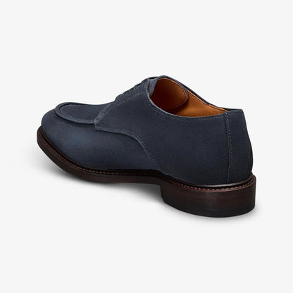 Rivington Apron-toe Derby Dress Shoe - Navy Suede