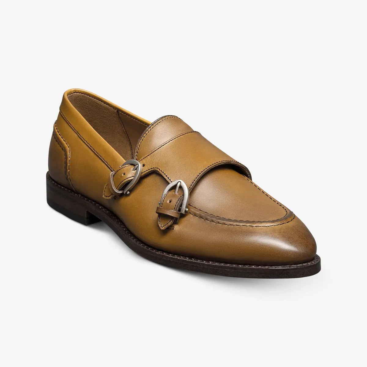 Randolph Monk Strap Dress Shoe - Walnut Leather