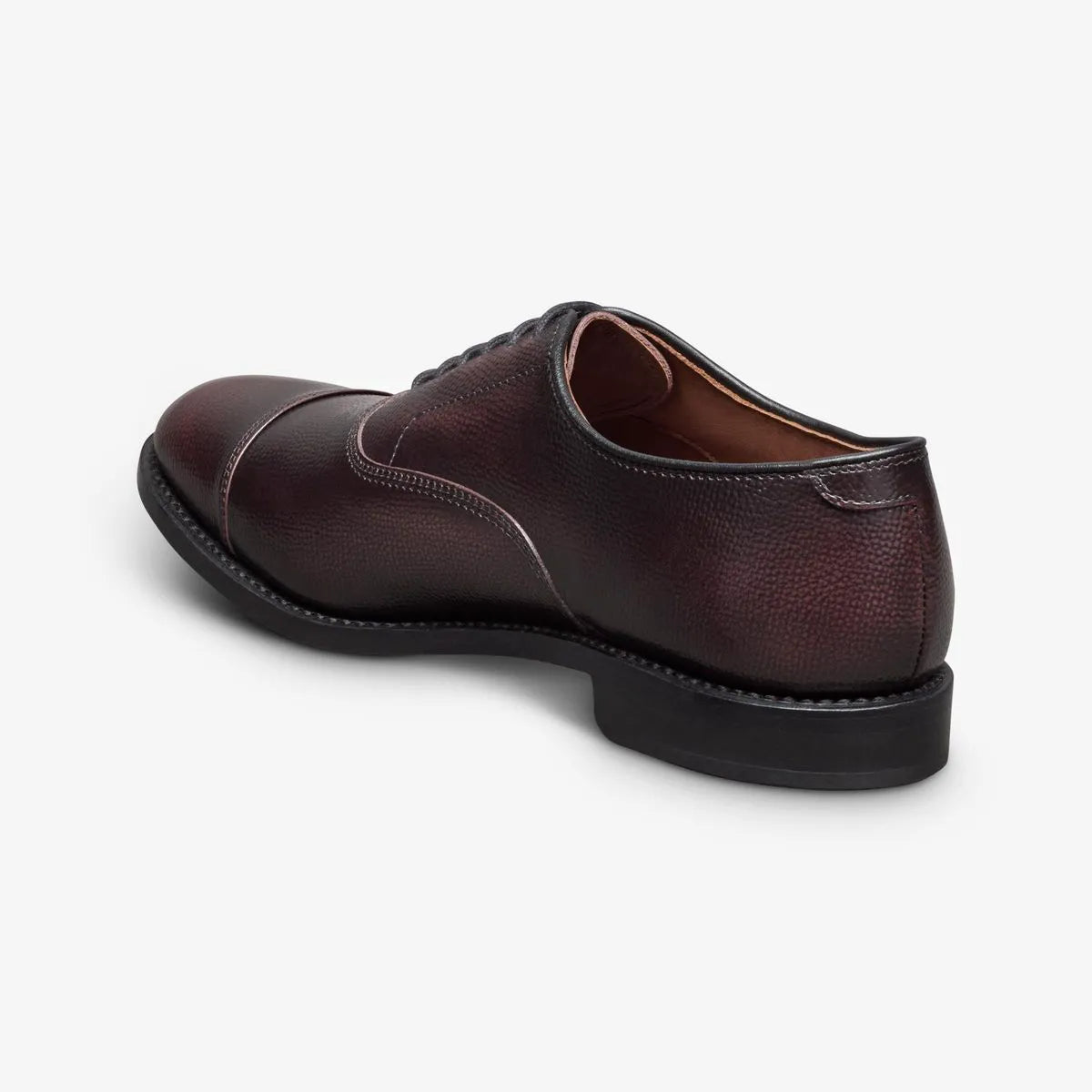Park Avenue Cap-toe Oxford Dress Shoe - Burgundy Brush Off Leather