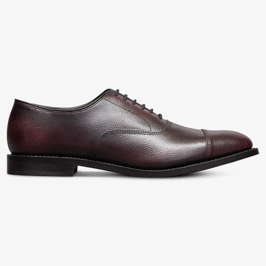 Park Avenue Cap-toe Oxford Dress Shoe - Burgundy Brush Off Leather