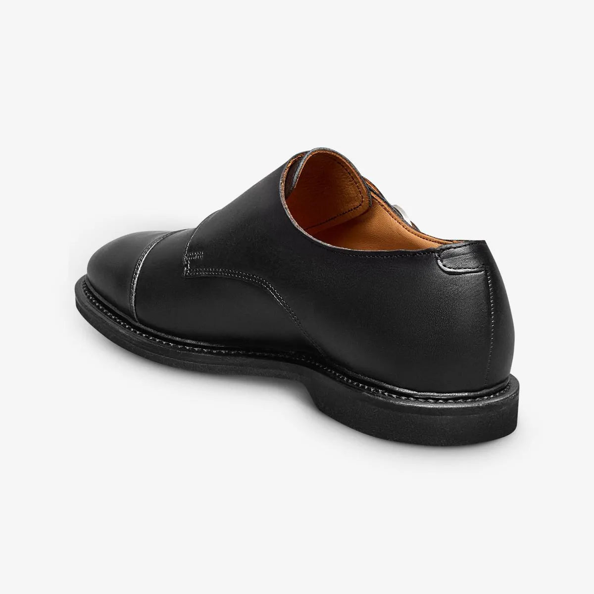 Kingston Verse Double Monk Strap Dress Shoe - Black Leather