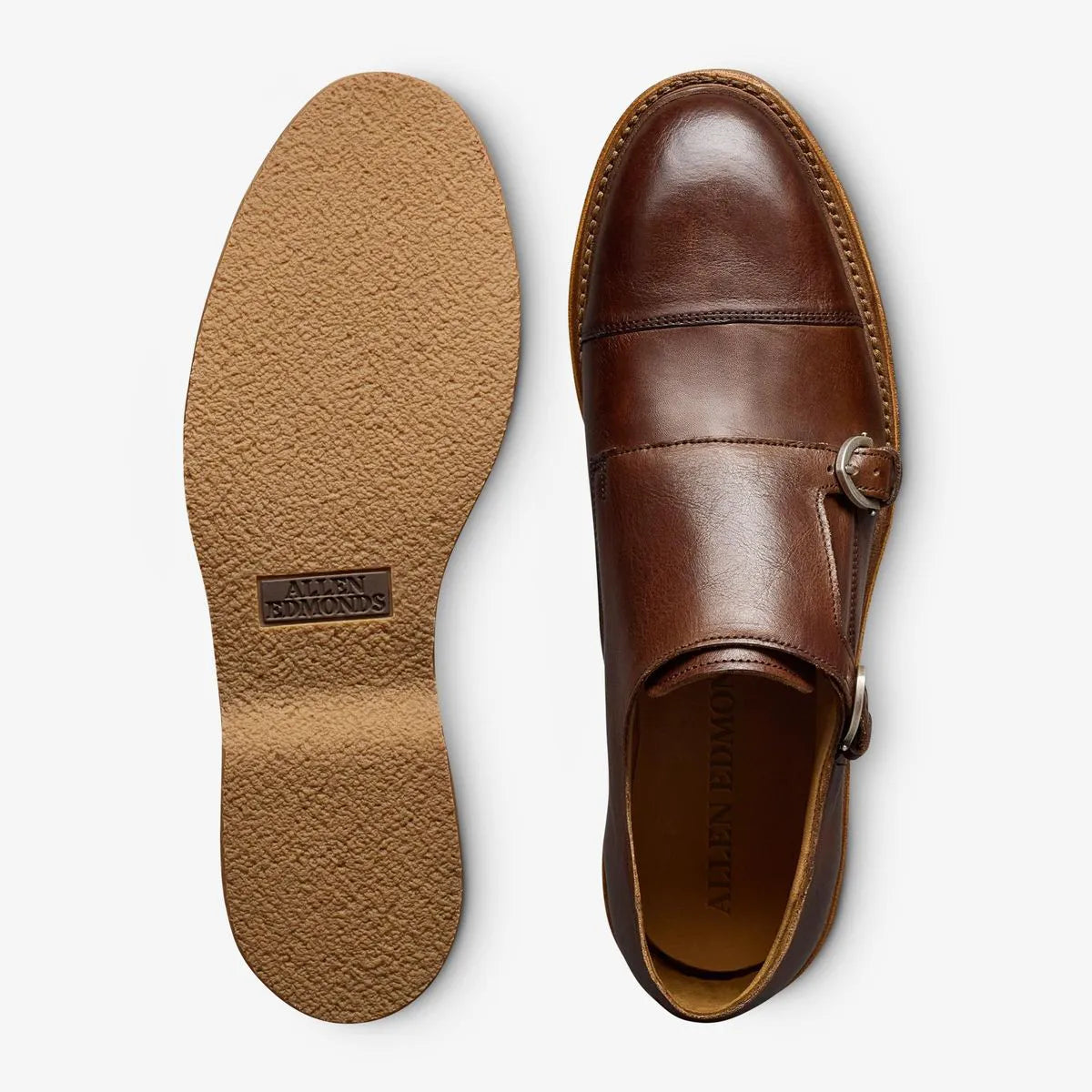Kingston Verse Double Monk Strap Dress Shoe - Chili Leather