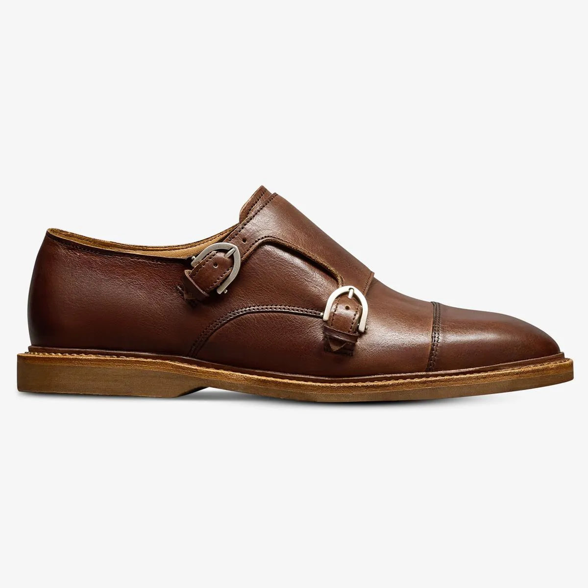 Kingston Verse Double Monk Strap Dress Shoe - Chili Leather