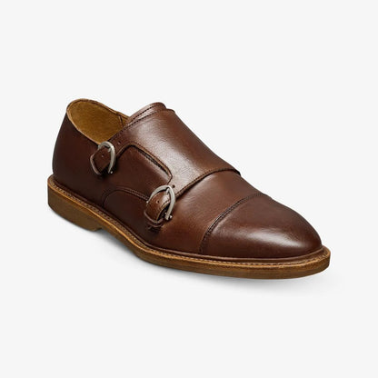 Kingston Verse Double Monk Strap Dress Shoe - Chili Leather
