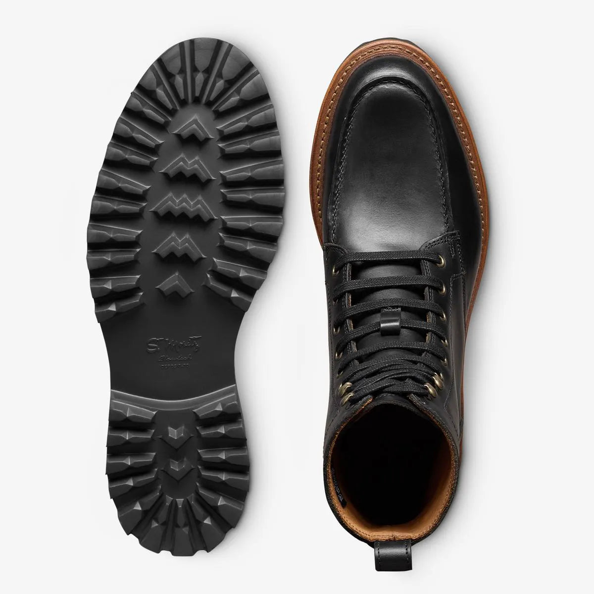 Powell Weather-ready Apron-toe Boot - Black Chromexcel Leather