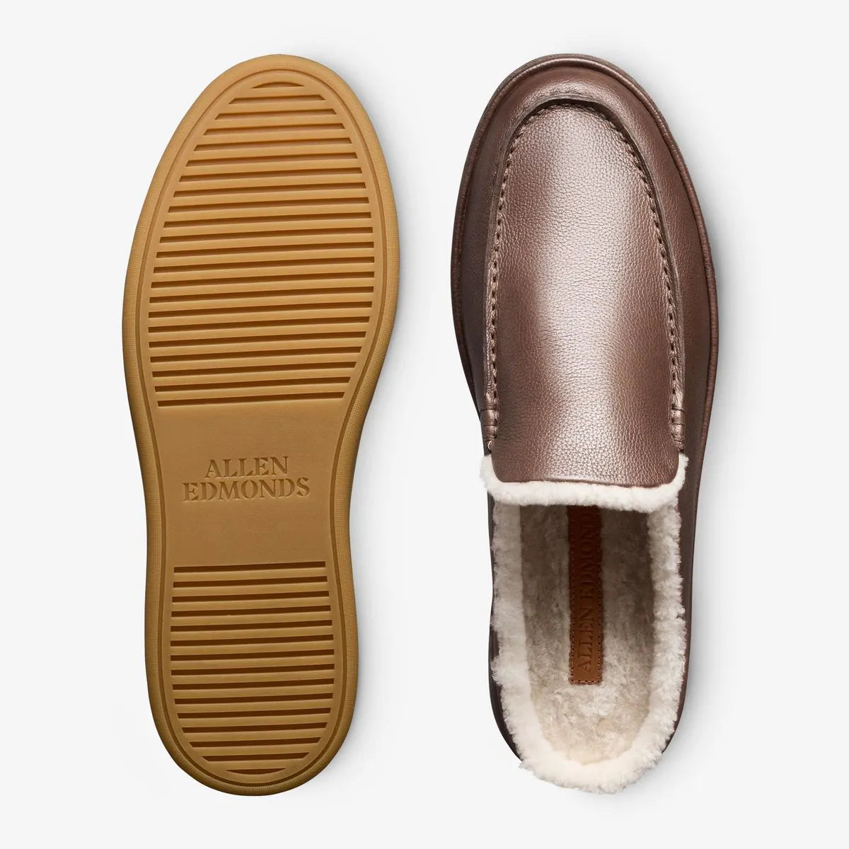 Bowen Slipper - Brown Leather