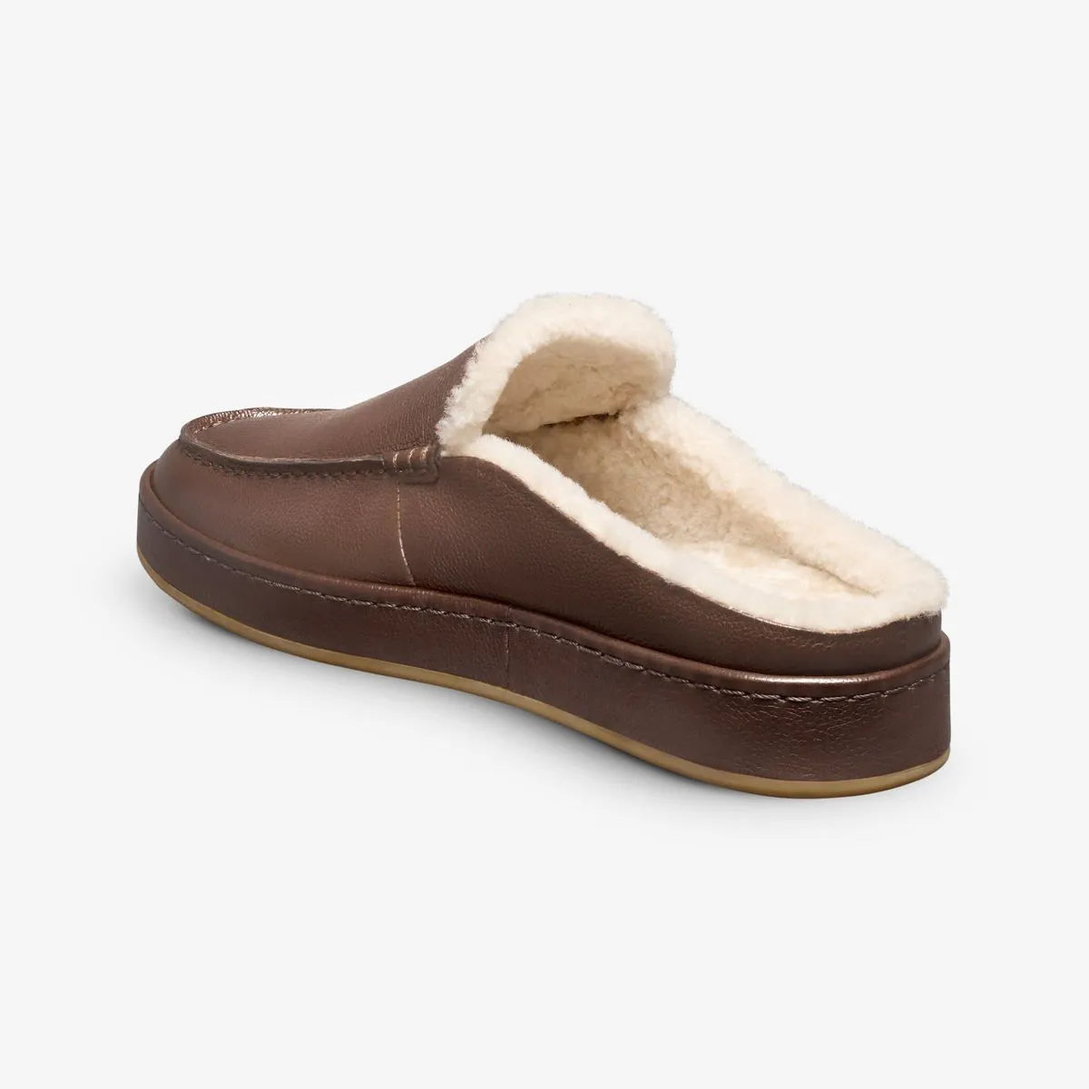 Bowen Slipper - Brown Leather