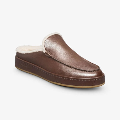 Bowen Slipper - Brown Leather