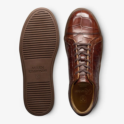 Chambers Reserve Lace-up Sneaker - Chili Croc Leather