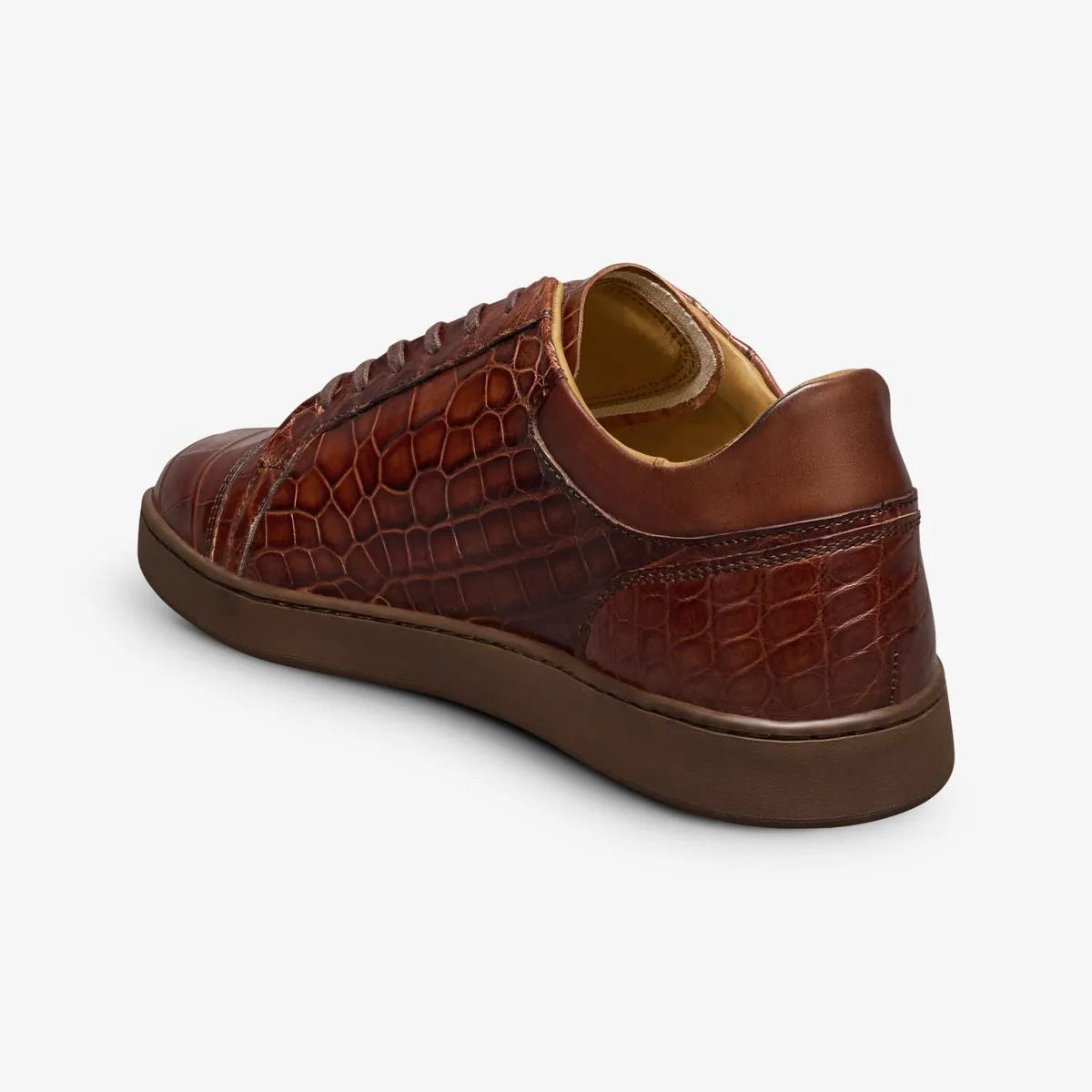 Chambers Reserve Lace-up Sneaker - Chili Croc Leather