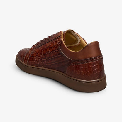 Chambers Reserve Lace-up Sneaker - Chili Croc Leather