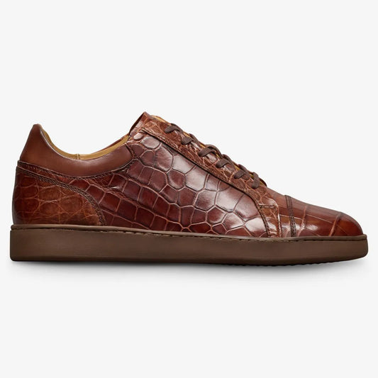 Chambers Reserve Lace-up Sneaker - Chili Croc Leather