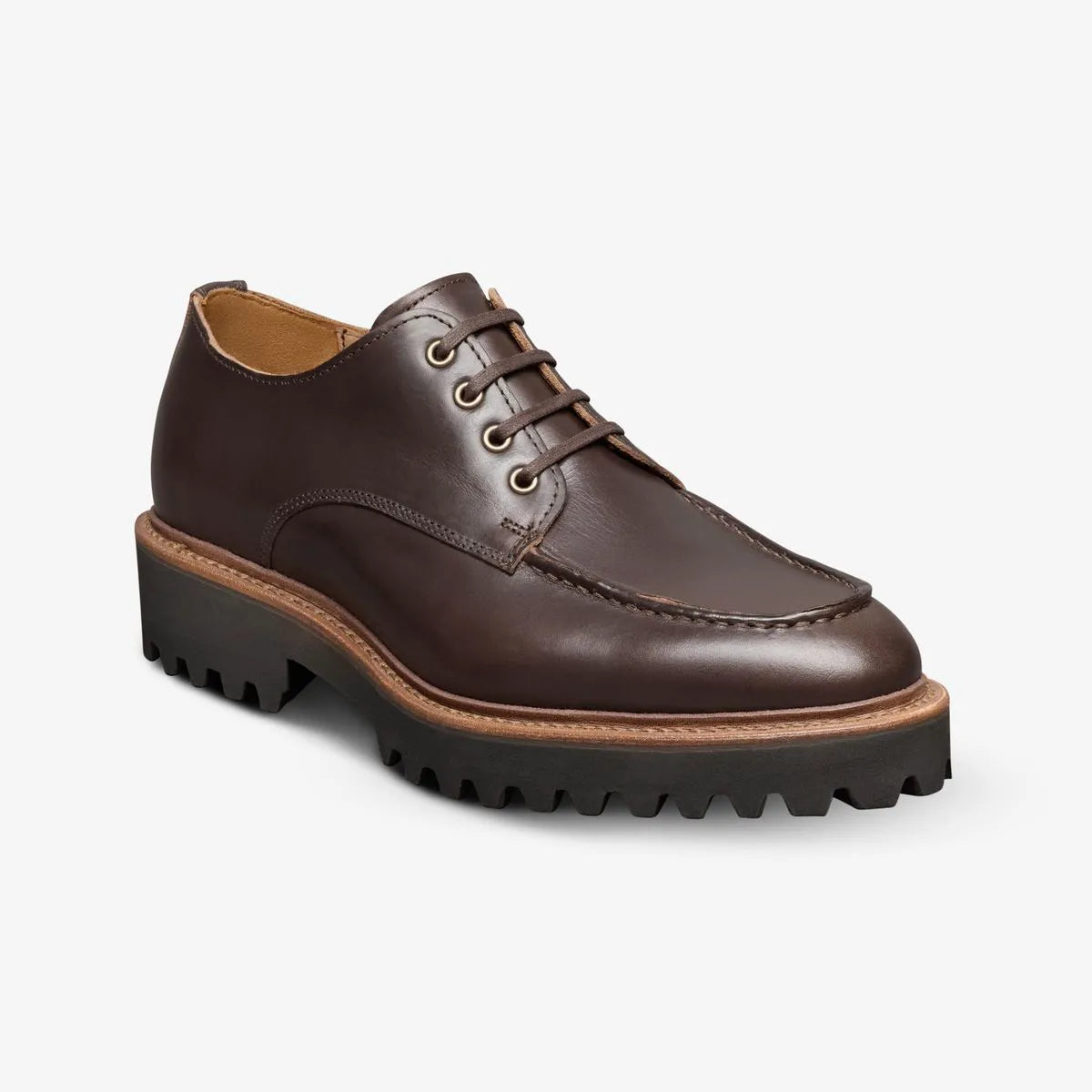 Palmer Weather-ready Apron-toe Derby Dress Shoe - Brown Chromexcel Leather
