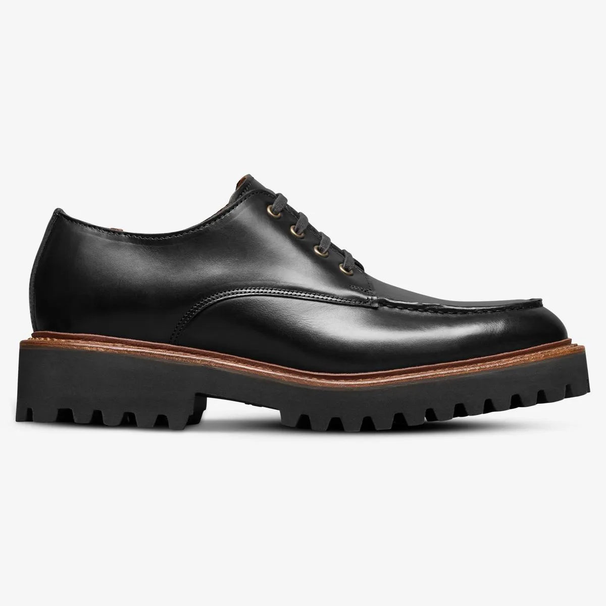 Palmer Weather-ready Apron-toe Derby Dress Shoe - Black Chromexcel Leather