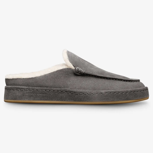 Bowen Slipper - Dark Grey Suede