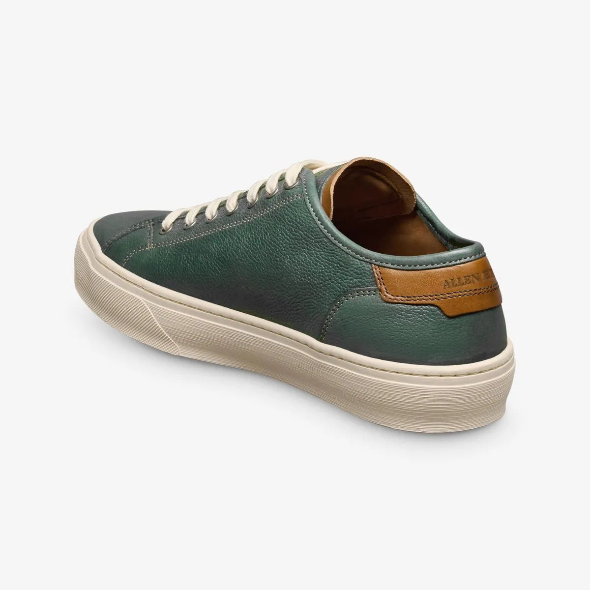 Jones Lace-up Sneaker - Bottle Green Leather