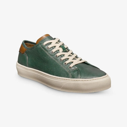 Jones Lace-up Sneaker - Bottle Green Leather